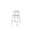 Stol Embrace 4-ben sh 54 cm mellan sits silverstativ