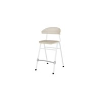 Stol Embrace BX 4-ben sh 54 cm mellan sits vitt stativ