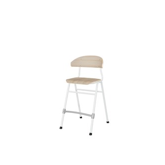 Stol Embrace BX 4-ben sh 54 cm mellan sits vitt stativ
