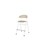 Stol Embrace BX 4-ben sh 54 cm mellan sits vitt stativ