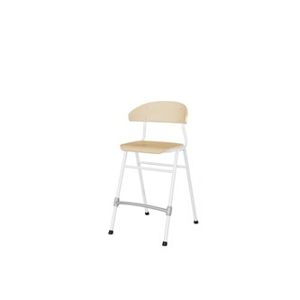 Stol Embrace BX 4-ben sh 54 cm mellan sits vitt stativ