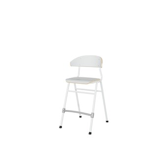 Stol Embrace BX 4-ben sh 54 cm mellan sits vitt stativ
