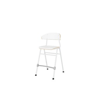 Stol Embrace BX 4-ben sh 54 cm mellan sits vitt stativ