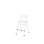 Stol Embrace BX 4-ben sh 54 cm mellan sits vitt stativ