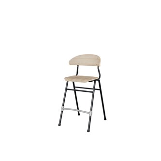 Stol Embrace BX 4-ben sh 54 cm mellan sits svart stativ