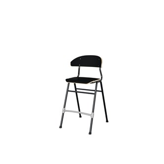 Stol Embrace BX 4-ben sh 54 cm mellan sits svart stativ