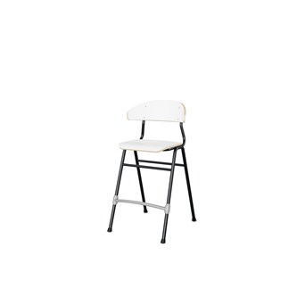 Stol Embrace BX 4-ben sh 54 cm mellan sits svart stativ