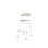 Stol Embrace BX 4-ben sh 65 cm mellan sits vitt stativ