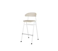 Stol Embrace BX 4-ben sh 65 cm mellan sits vitt stativ