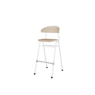 Stol Embrace BX 4-ben sh 65 cm mellan sits vitt stativ