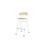 Stol Embrace BX 4-ben sh 65 cm mellan sits vitt stativ