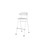Stol Embrace BX 4-ben sh 65 cm mellan sits vitt stativ