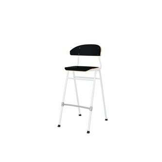 Stol Embrace BX 4-ben sh 65 cm mellan sits vitt stativ