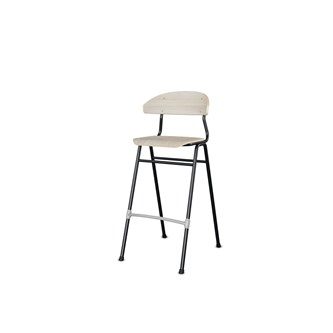 Stol Embrace BX 4-ben sh 65 cm mellan sits svart stativ