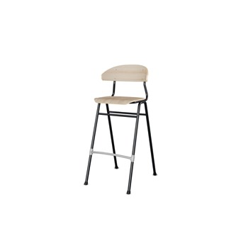 Stol Embrace BX 4-ben sh 65 cm mellan sits svart stativ