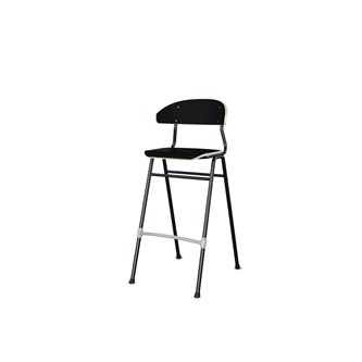 Stol Embrace BX 4-ben sh 65 cm mellan sits svart stativ