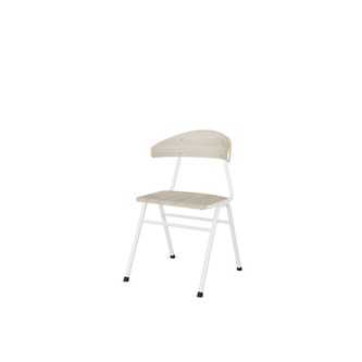 Stol Embrace BX 4-ben sh 45 cm stor sits vitt stativ