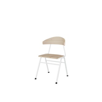 Stol Embrace BX 4-ben sh 45 cm stor sits vitt stativ