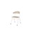 Stol Embrace BX 4-ben sh 45 cm stor sits vitt stativ