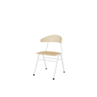 Stol Embrace BX 4-ben sh 45 cm stor sits vitt stativ