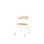 Stol Embrace BX 4-ben sh 45 cm stor sits vitt stativ