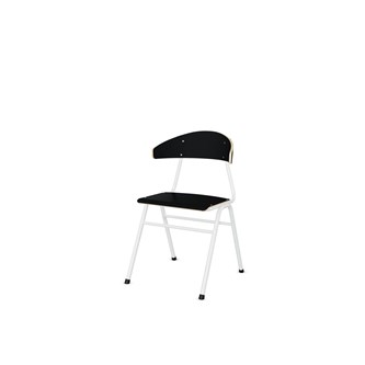 Stol Embrace BX 4-ben sh 45 cm stor sits vitt stativ