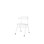 Stol Embrace BX 4-ben sh 45 cm stor sits vitt stativ