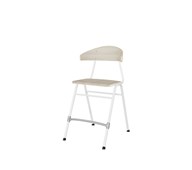 Stol Embrace BX 4-ben sh 54 cm stor sits vitt stativ