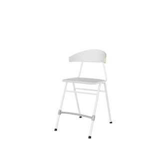 Stol Embrace BX 4-ben sh 54 cm stor sits vitt stativ