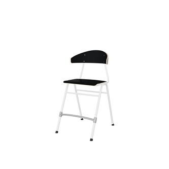 Stol Embrace BX 4-ben sh 54 cm stor sits vitt stativ