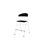 Stol Embrace BX 4-ben sh 54 cm stor sits vitt stativ