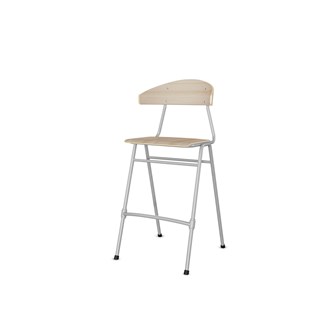 Stol Embrace 4-ben sh 65 cm stor sits silverstativ