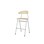 Stol Embrace 4-ben sh 65 cm stor sits silverstativ
