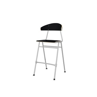Stol Embrace 4-ben sh 65 cm stor sits silverstativ