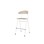 Stol Embrace BX 4-ben sh 65 cm stor sits vitt stativ
