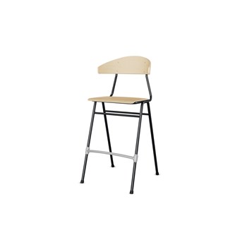Stol Embrace BX 4-ben sh 65 cm stor sits svart stativ