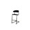 Stol Embrace BX C-stativ sh 45/63 cm mellan sits svart stati