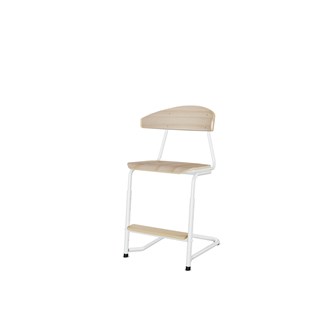 Stol Embrace BX C-stativ sh 45/63 cm stor sits vitt stativ