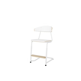 Stol Embrace BX C-stativ sh 45/63 cm stor sits vitt stativ