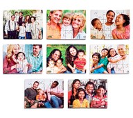 Pussel Olika familjer, 8-pack