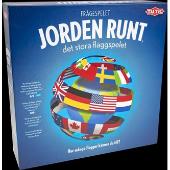 Jorden Runt - det stora flaggspelet, svenska