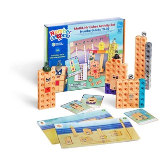 MathLink Cubes Activity Set Numberblocks 21-30
