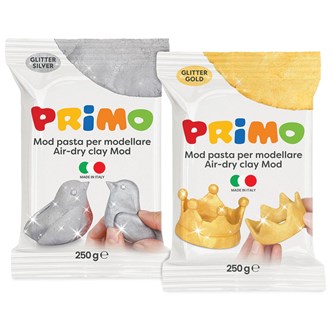 Primo lufttorkande lera glitter, 250 g
