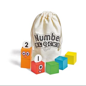 Numberblocks® One to Five 1-5 i trä
