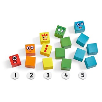 Numberblocks® One to Five 1-5 i trä