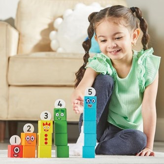 Numberblocks® One to Five 1-5 i trä
