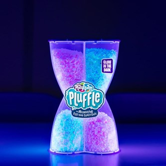 Pluffle, sensoriskt material självlysande