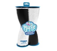 Pluffle, sensoriskt material svart och vit