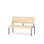 Adapt plywood bänk med rygg sh 45 cm