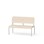 Adapt plywood bänk med rygg sh 45 cm